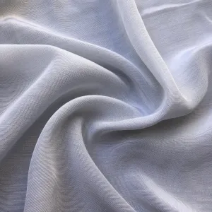 58" Peachskin Acetate White Faille Woven Fabric By the Yard