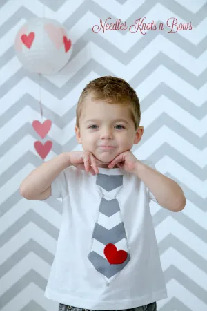 Boys Valentines Day Tshirt, Baby Boys Valentines Onesie