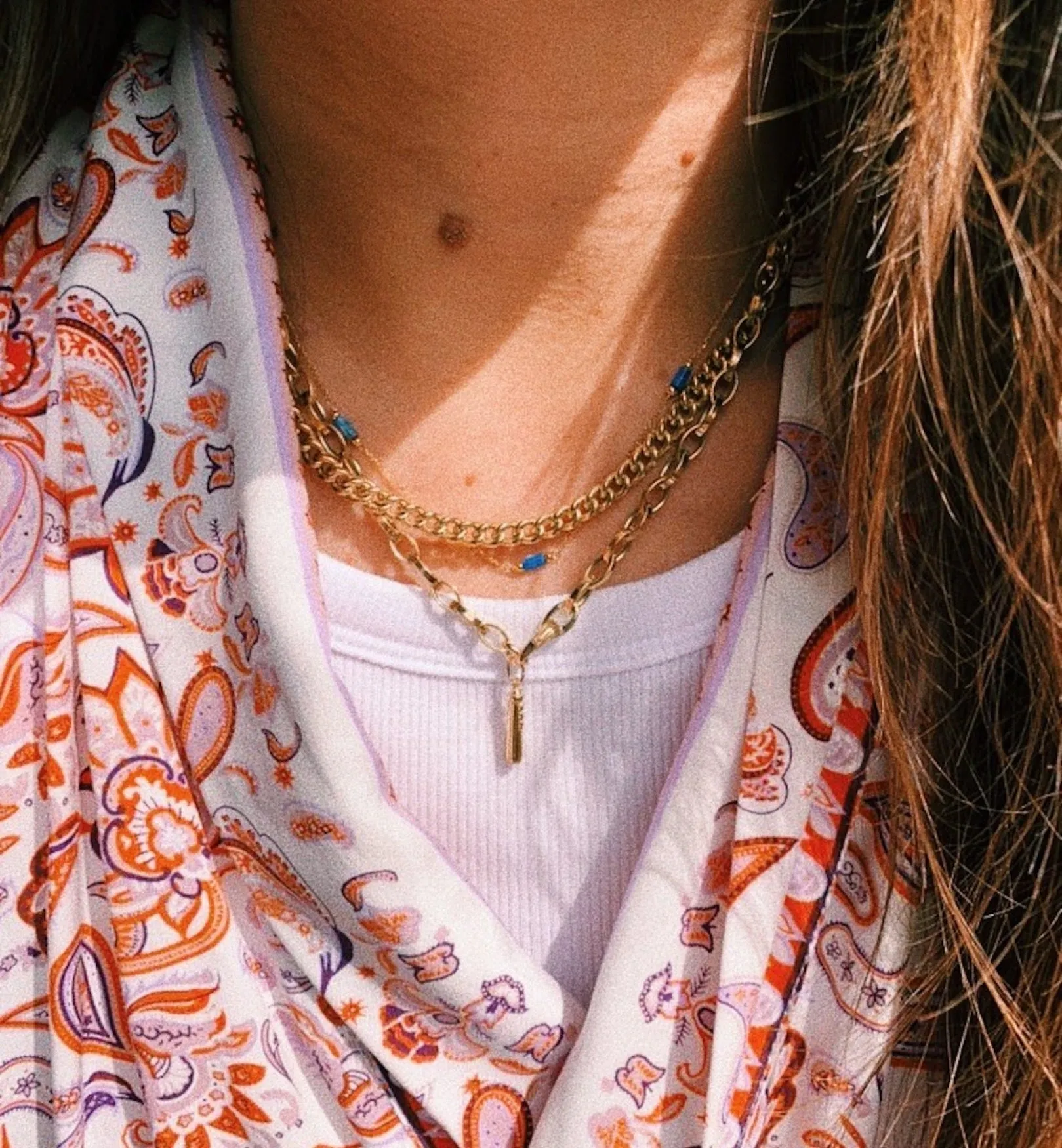 Collier Link Necklace 14K