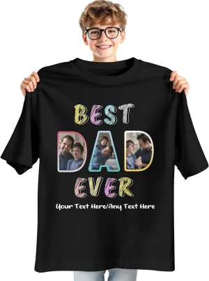 Custom Shirt for Men and Women, Personalized Picture Photo Face Text T-Shirt, Customized Tshirts Design Your Own