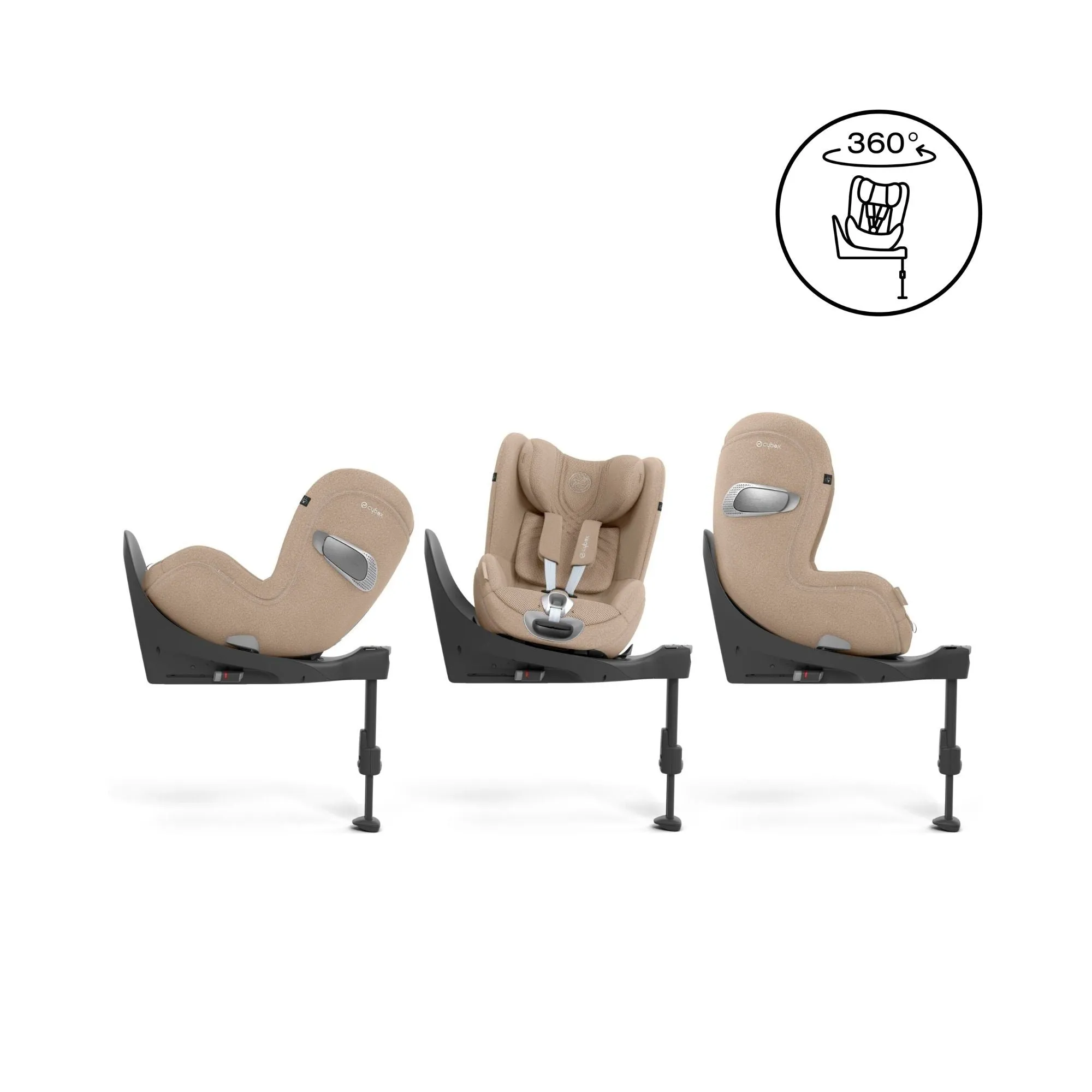 Cybex, Sirona T i-Size Car Seat, Cozy Beige Plus