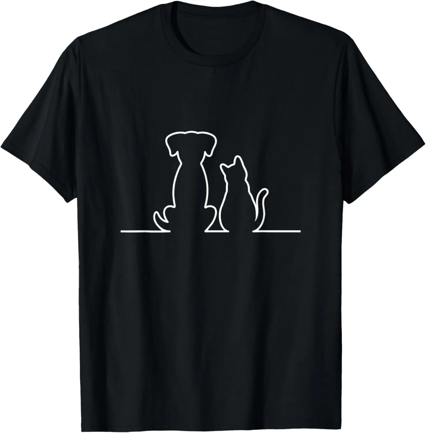 Funny dog paw dog squad dog parent cute cat and dog graphic T-Shirt