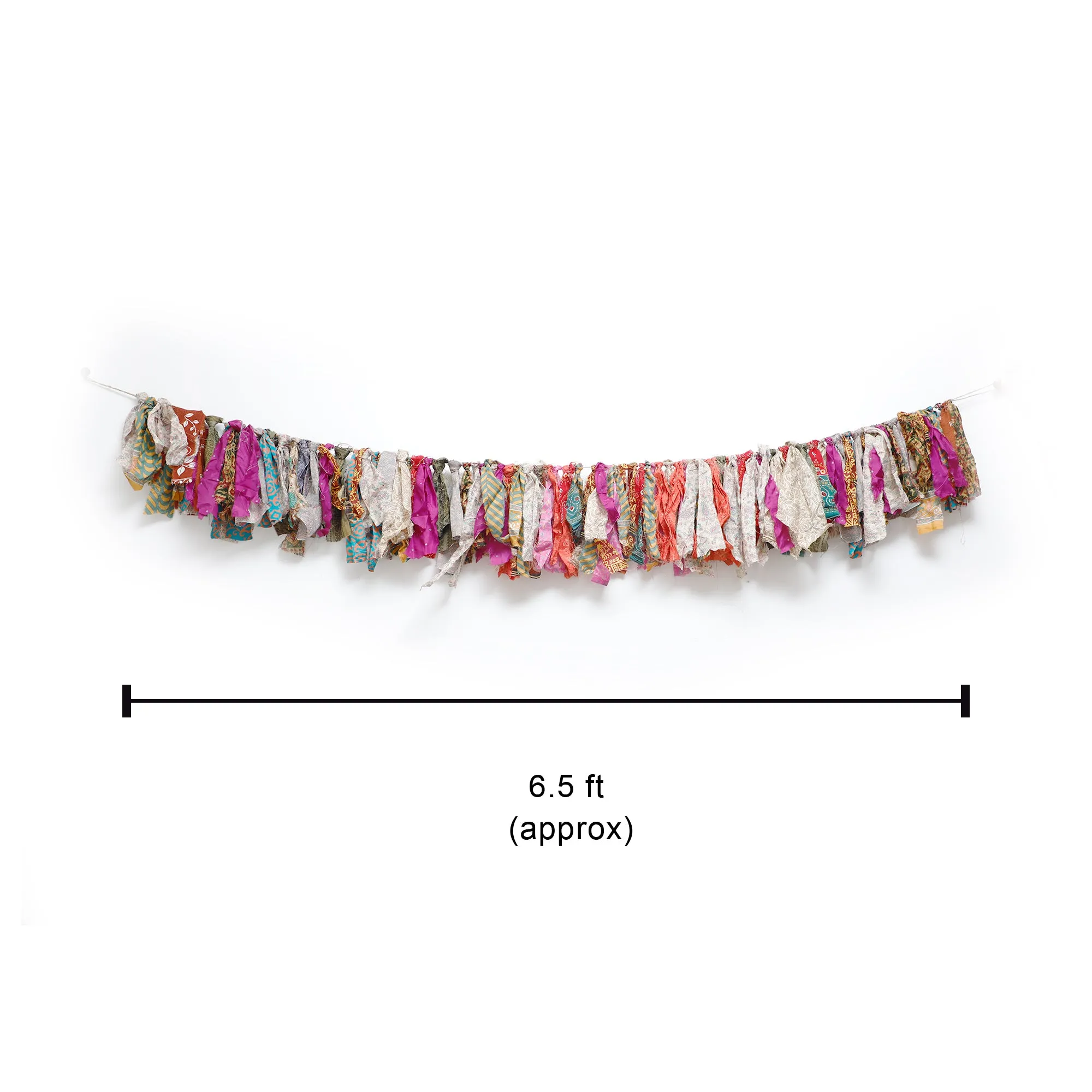 Indian Fabric Rag Garland