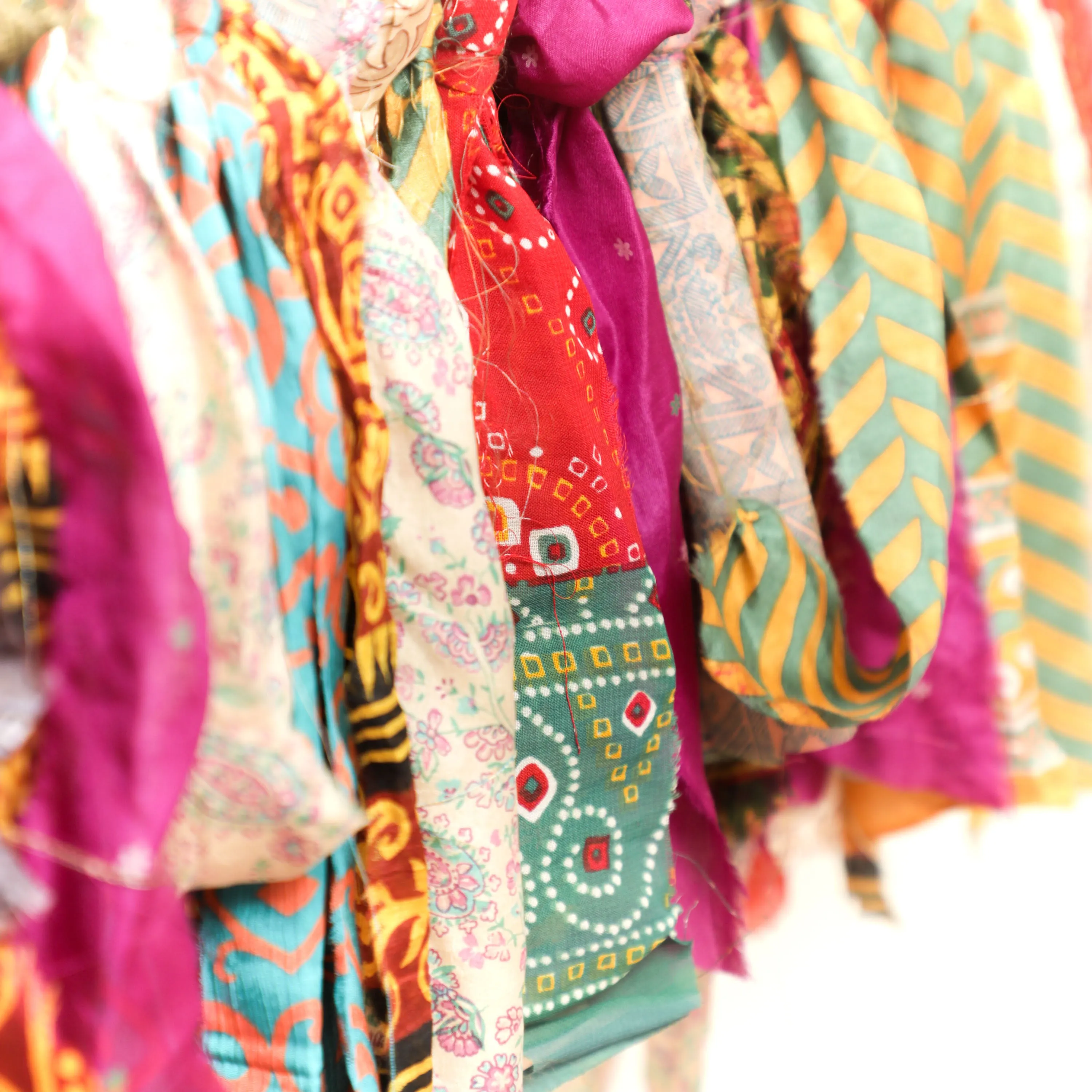 Indian Fabric Rag Garland