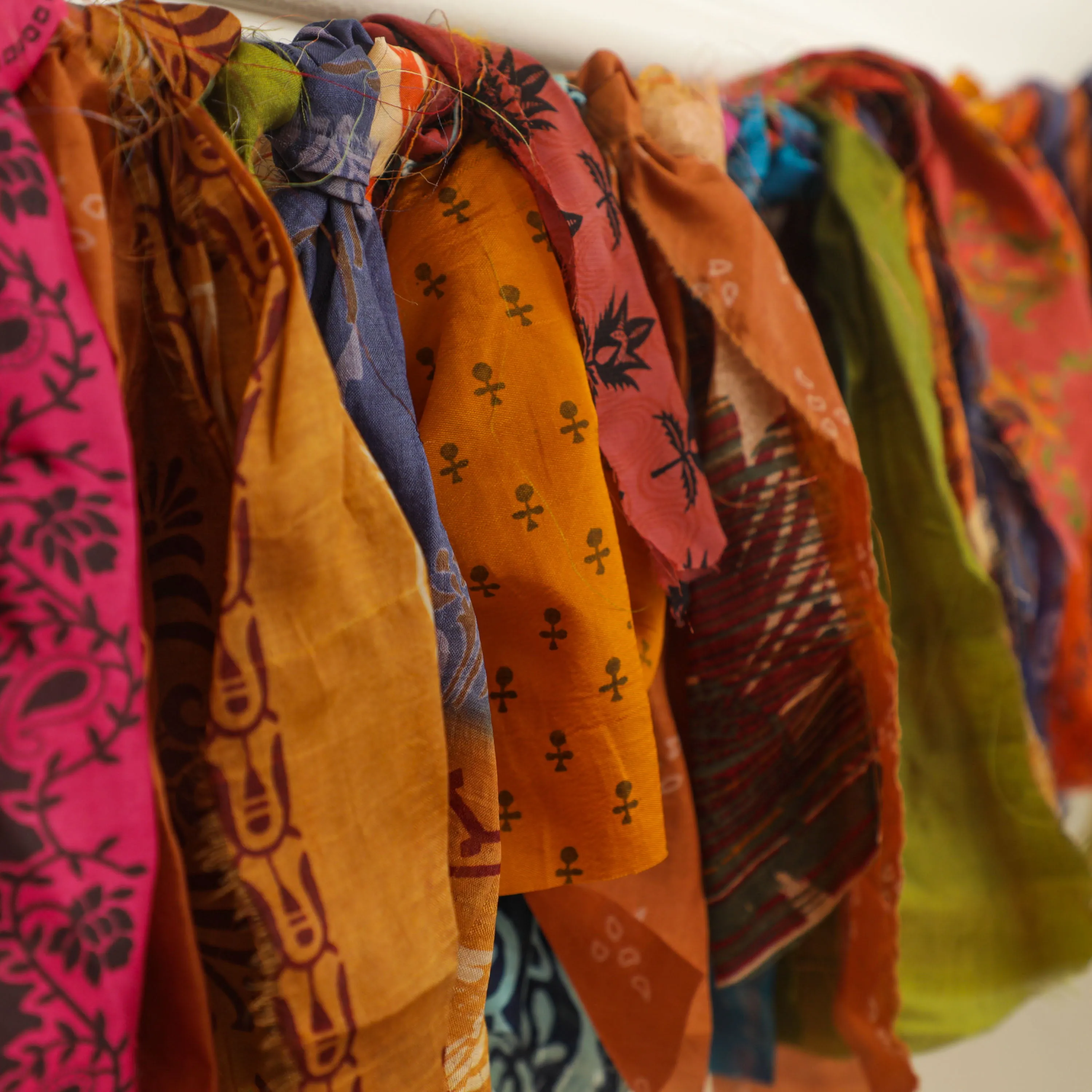 Indian Fabric Rag Garland