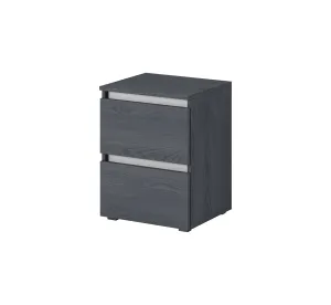 LARA NIGHTSTAND DARK GRAY (SET OF 2)