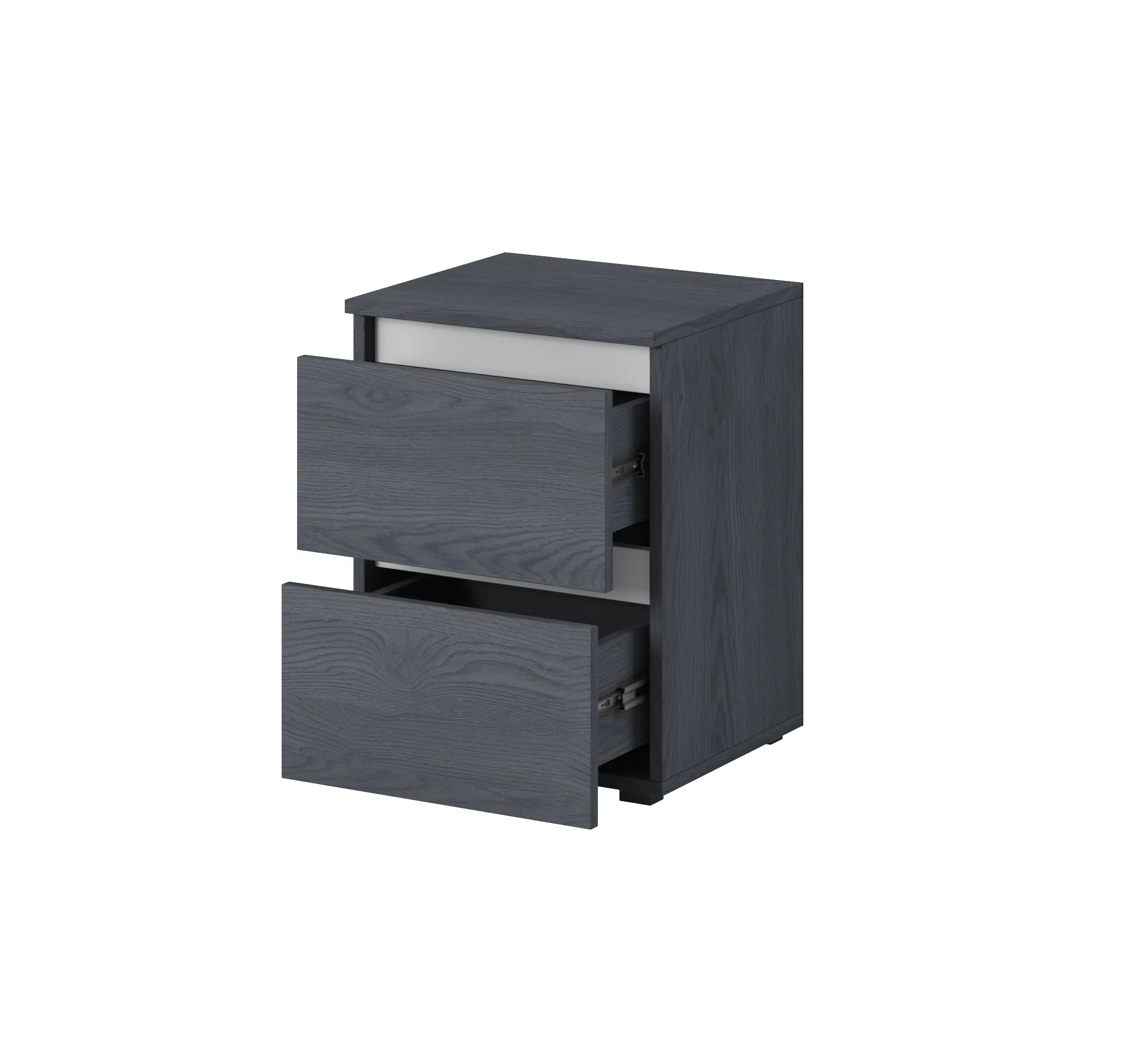 LARA NIGHTSTAND DARK GRAY (SET OF 2)