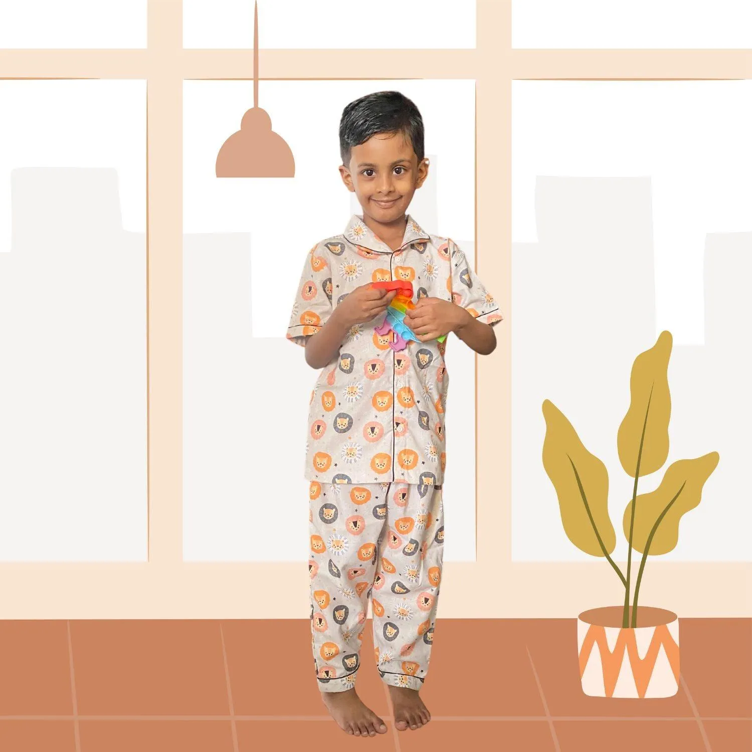 Lion Pajama Set