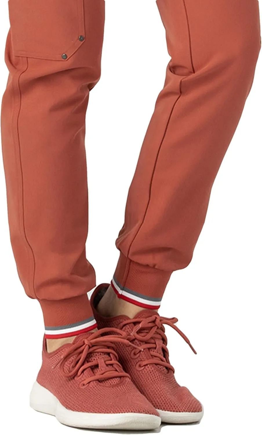 Mediclo Women's Medical Scrub Pants - Catalina Jogger 7 Pockets Eco Friendly Sustainable FYSEL Fabric Tapered Leg Workwear