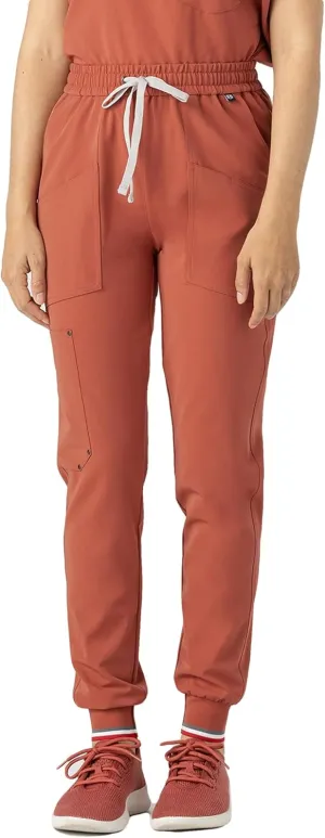 Mediclo Women's Medical Scrub Pants - Catalina Jogger 7 Pockets Eco Friendly Sustainable FYSEL Fabric Tapered Leg Workwear