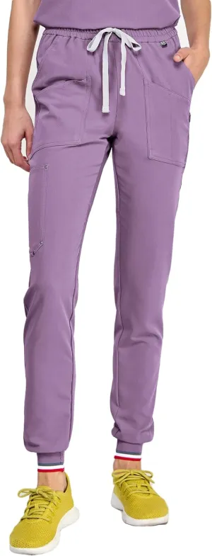 Mediclo Women's Medical Scrub Pants - Catalina Jogger 7 Pockets Eco Friendly Sustainable FYSEL Fabric Tapered Leg Workwear