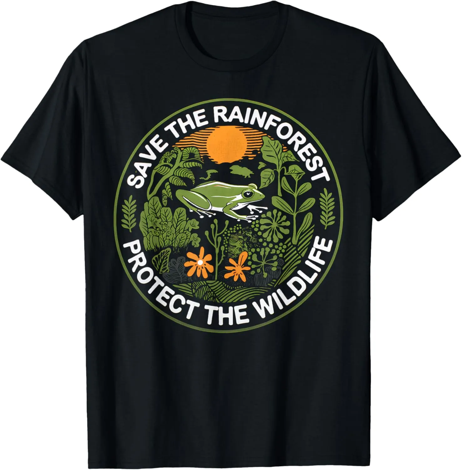 Rainforest Wildlife Conservation Frog Protect Wildlife T-Shirt