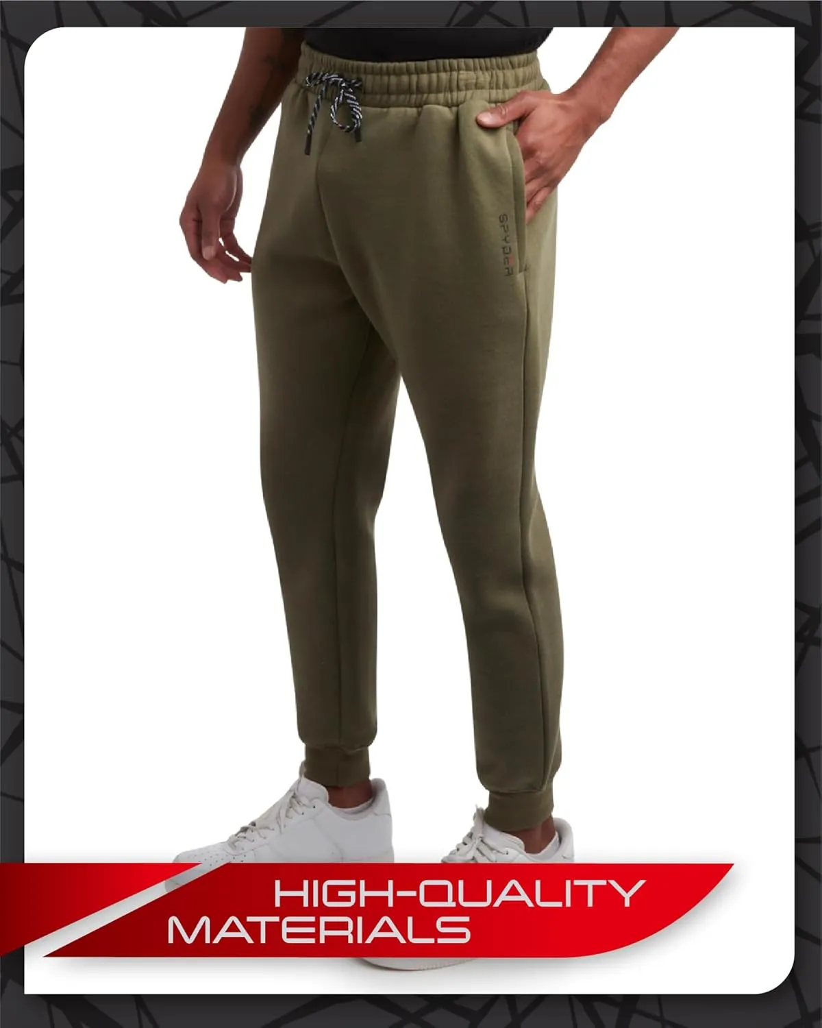 Spyder Mens Sweatpants - Athletic Performance Fleece Joggers Sweatpants for Men for Gym Workout and Running (Sizes: S-XXL)