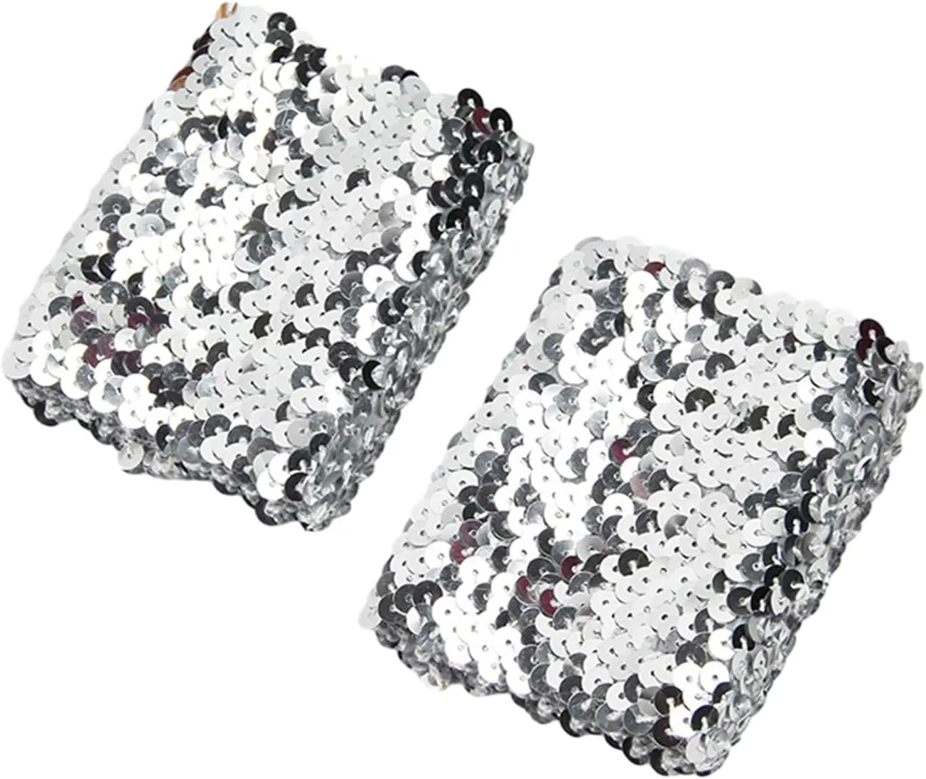 Stylish Stretchy Elastic Arm Sleeves Blingbling Sequins For Party Costume Women's Cuffs Arm Sleeve With Sequins